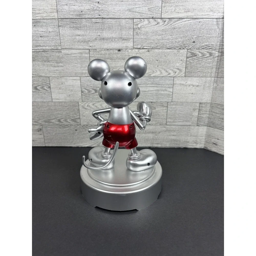 Disney‎ 100 Years Dancing Mickey Mouse Dancing Toy Statue 9 inch Tested